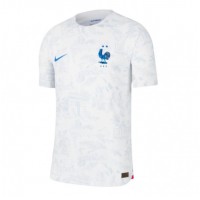 Camiseta Francia Theo Hernandez #22 Segunda Equipación Replica Mundial 2022 mangas cortas